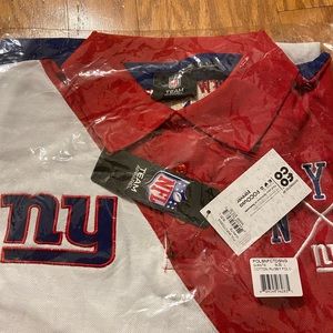 NEW YORK GIANTS COTTON RUGBY POLO DIAGONAL STRIPE